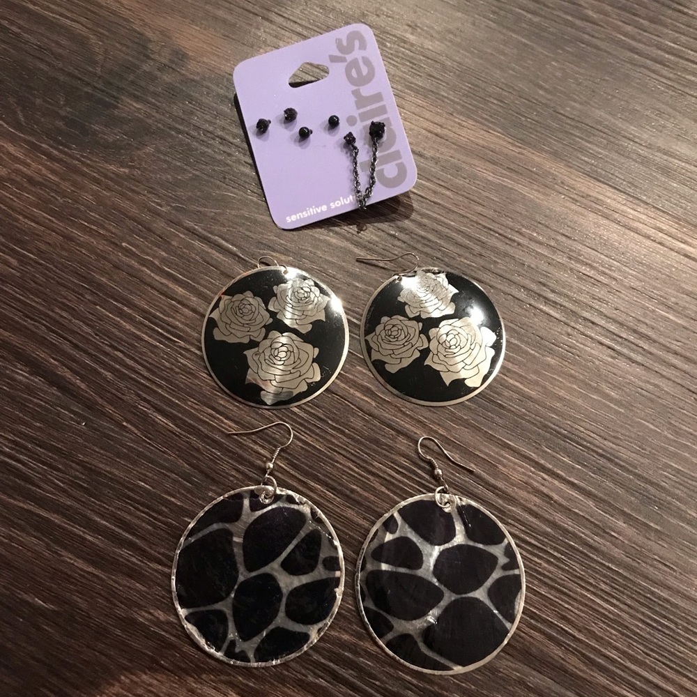 Bundle of Black Earrings